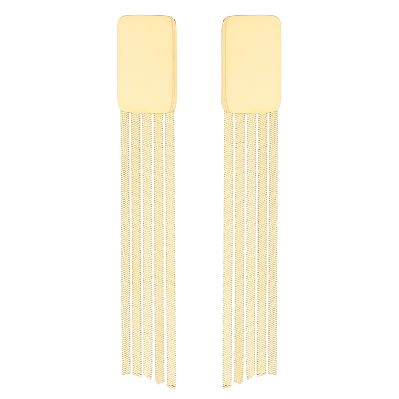 Сережки Xuping TTM Stainless Steel колір 14К пусети «Декоративні підвіски» фото №1