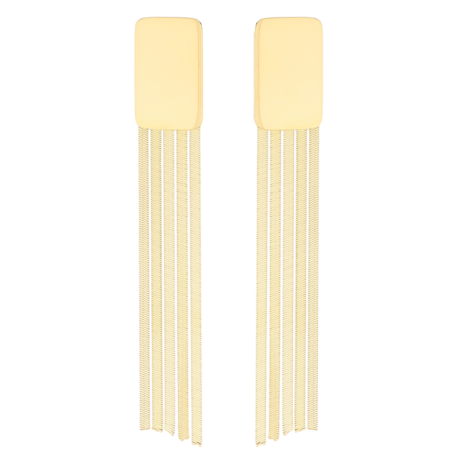 Сережки Xuping TTM Stainless Steel колір 14К пусети «Декоративні підвіски» фото №1