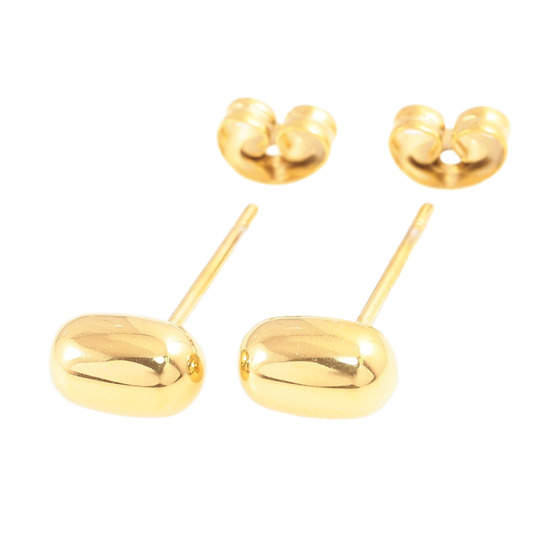 Сережки Xuping TTM Stainless Steel колір 14К пусети «Декоративні» фото №1