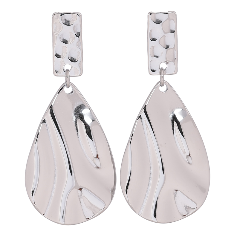 Серьги Xuping TTM Stainless Steel цвет Родий пусеты Декоративные подвески фото №1