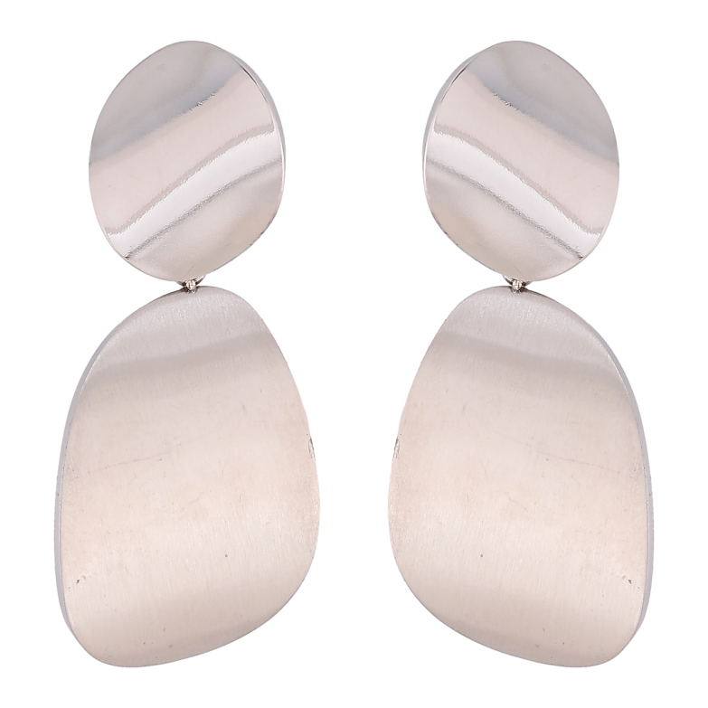 Серьги Xuping TTM Stainless Steel цвет Родий пусеты Декоративные подвески фото №7