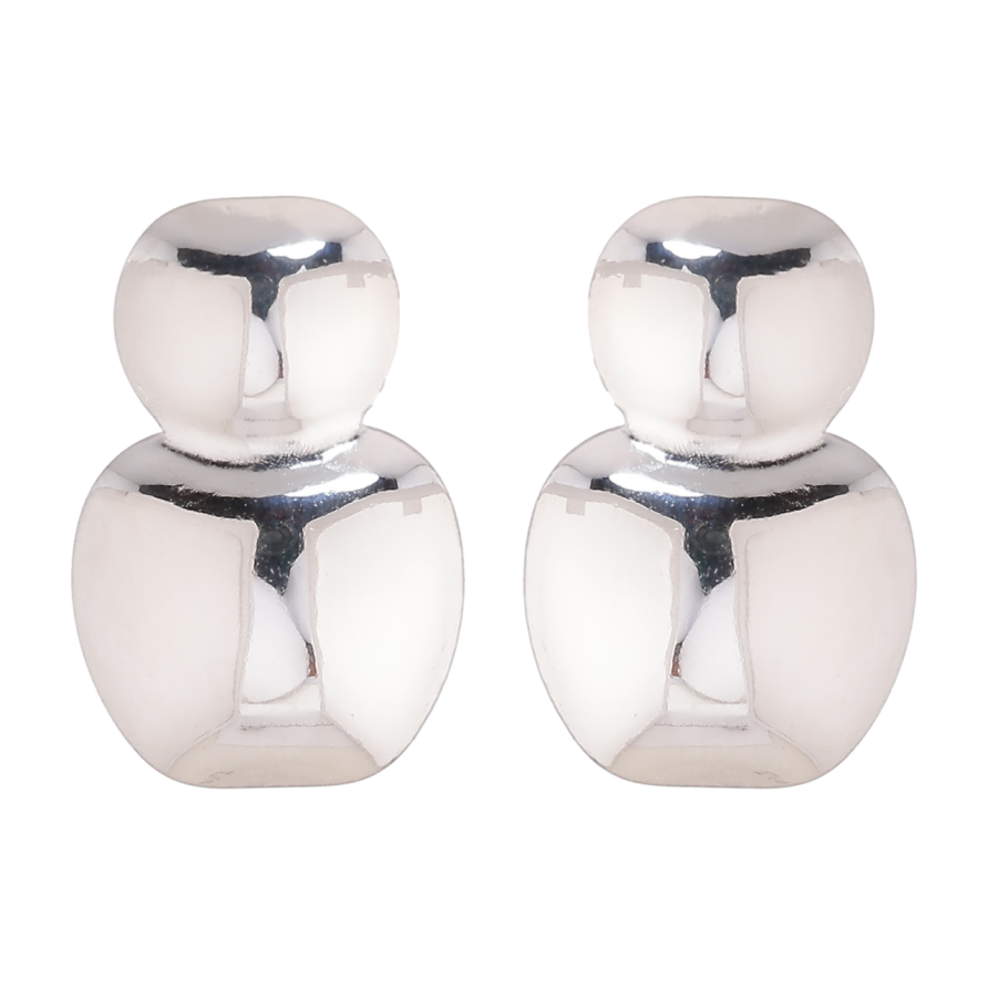 Сережки Xuping TTM Stainless Steel колір Родій пусети «Декоративні» фото №1