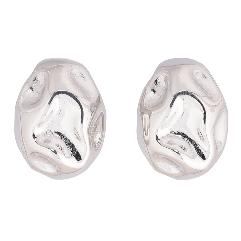 Сережки Xuping TTM Stainless Steel колір Родій пусети «Декоративні» фото №1