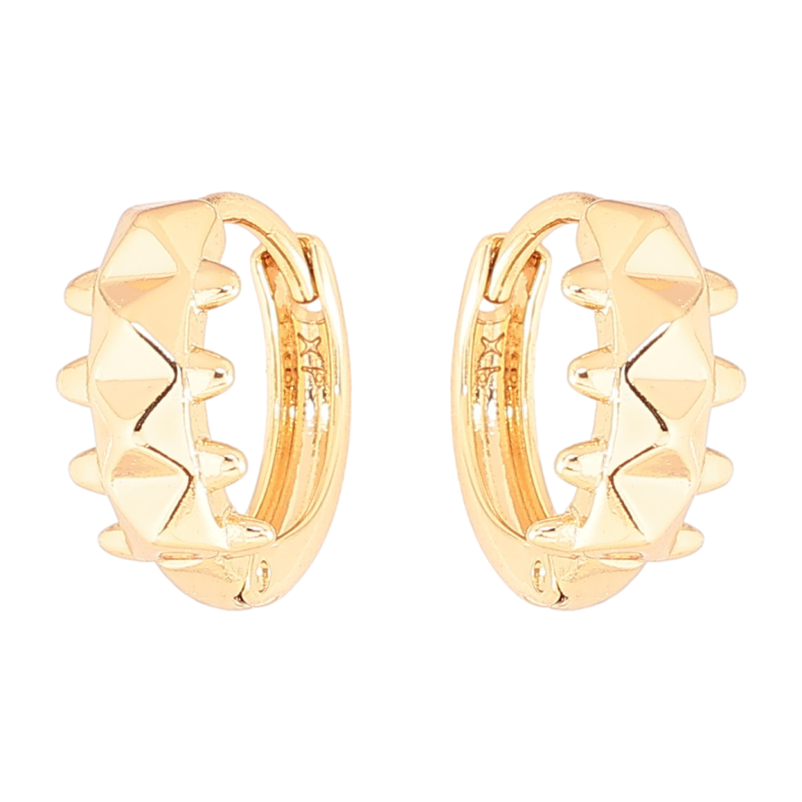 Сережки Xuping Позолота 18K колечка «Декоративний візерунок» фото №1