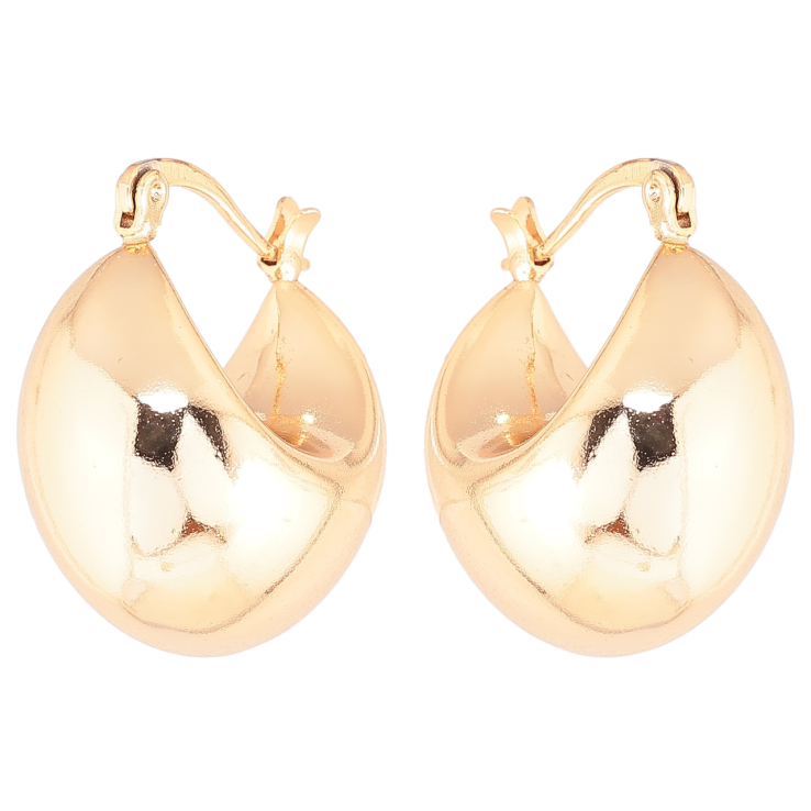 Сережки Xuping Позолота 18K замок-шпилька «Об'ємні» фото №9 Сережки Xuping Позолота 18K замок-шпилька «Об'ємні» фото №9