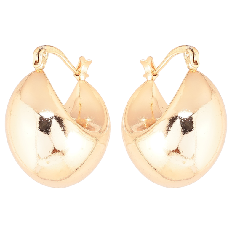 Сережки Xuping Позолота 18K замок-шпилька «Об'ємні» фото №2 Сережки Xuping Позолота 18K замок-шпилька «Об'ємні» фото №2