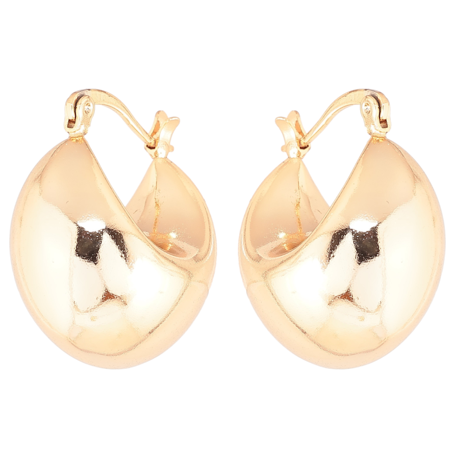 Сережки Xuping Позолота 18K замок-шпилька «Об'ємні» фото №1 Сережки Xuping Позолота 18K замок-шпилька «Об'ємні» фото №1