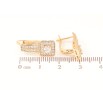 Серьги Xuping Позолота 18K английский замок Инкрустация кристаллами фото №2