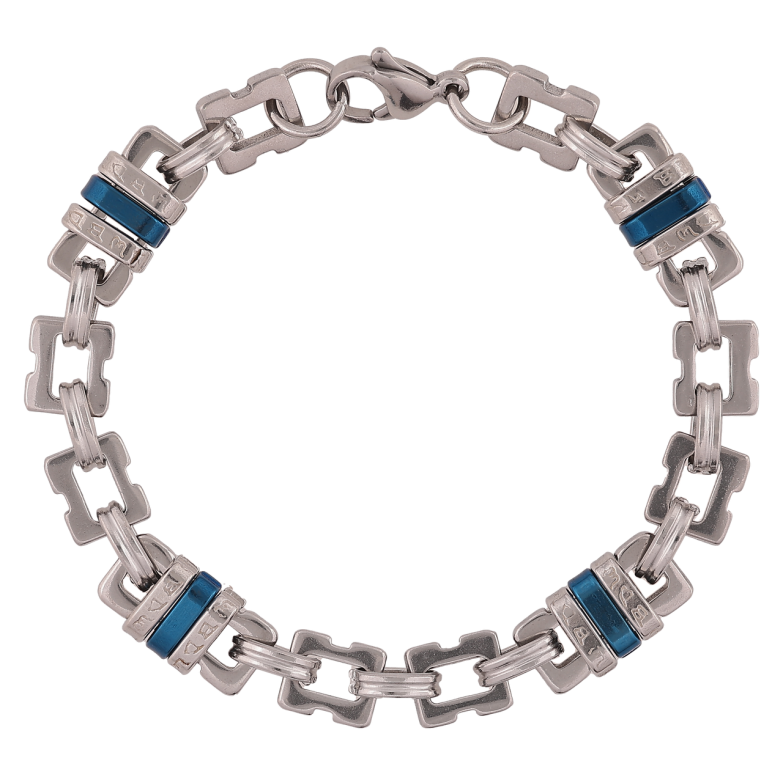 Браслет Xuping ТТМ Stainless Steel колір Родій «Декоративне плетіння» довжина 19см х 2-9мм фото №20