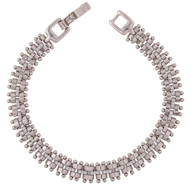 Браслет Xuping Родій «Фантазійне плетіння» довжина 19см х 9мм фото №16