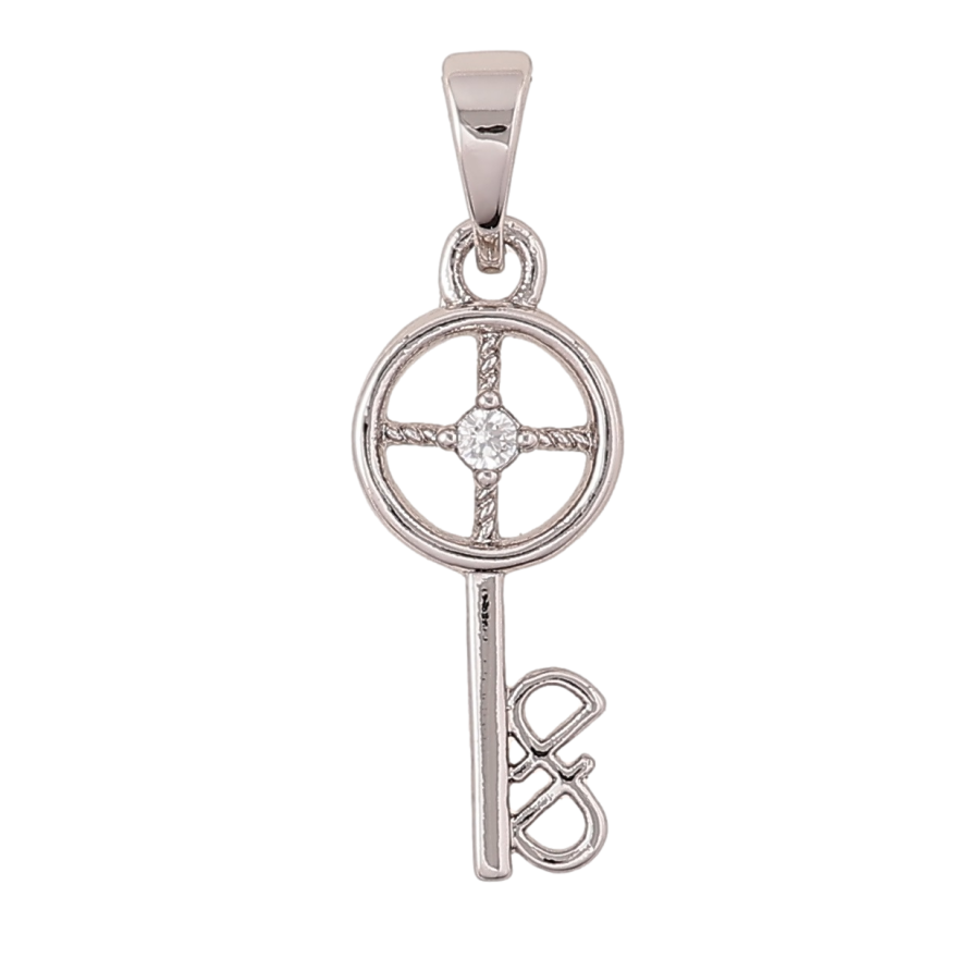 Кулон Xuping Родій «Декоративний ключик» для ланцюжка до 5мм фото №1