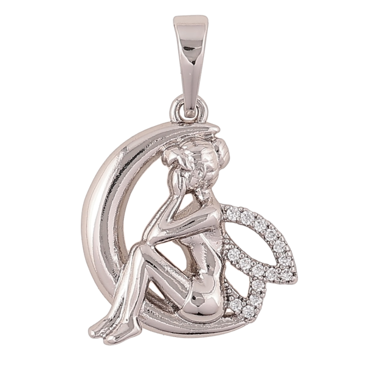 Кулон Xuping Родій «Фея» для ланцюжка до 6мм фото №3