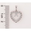 Кулон Xuping Родій «Сердечко» для ланцюжка до 5мм фото №2
