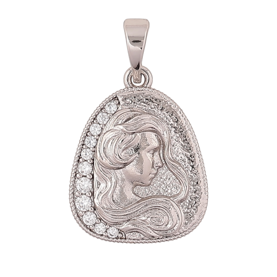 Кулон Xuping Родій «Діва» для ланцюжка до 5мм фото №1