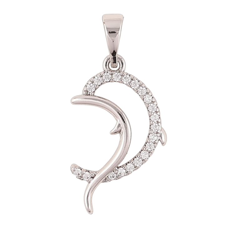 Кулон Xuping Родій «Дельфін» для ланцюжка до 5мм фото №23