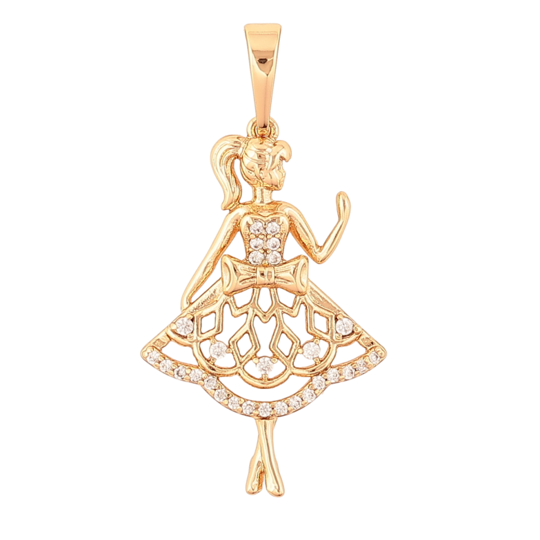 Кулон Xuping Позолота 18K Девочка для цепочки до 6мм фото №1