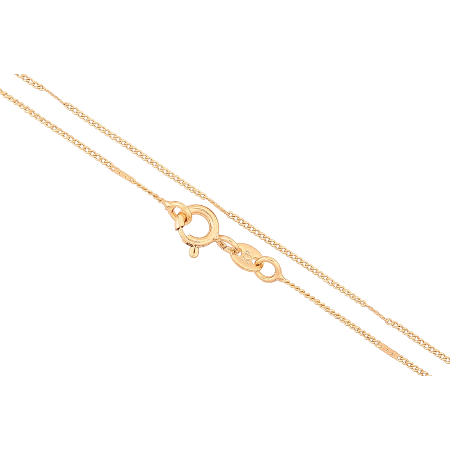 Ланцюжок Xuping Позолота 18K «Плетіння Панцирне з прокаткою» довжина 45см х 1мм фото №1