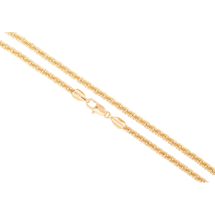 Ланцюжок Xuping Позолота 18K «Плетіння Кроча» довжина 45см х 3мм фото №19