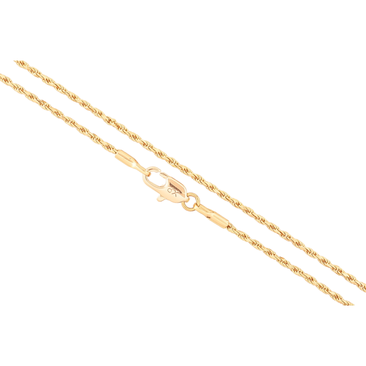 Ланцюжок Xuping Позолота 18K «Плетіння Мотузка» довжина 45см х 1.5мм фото №11