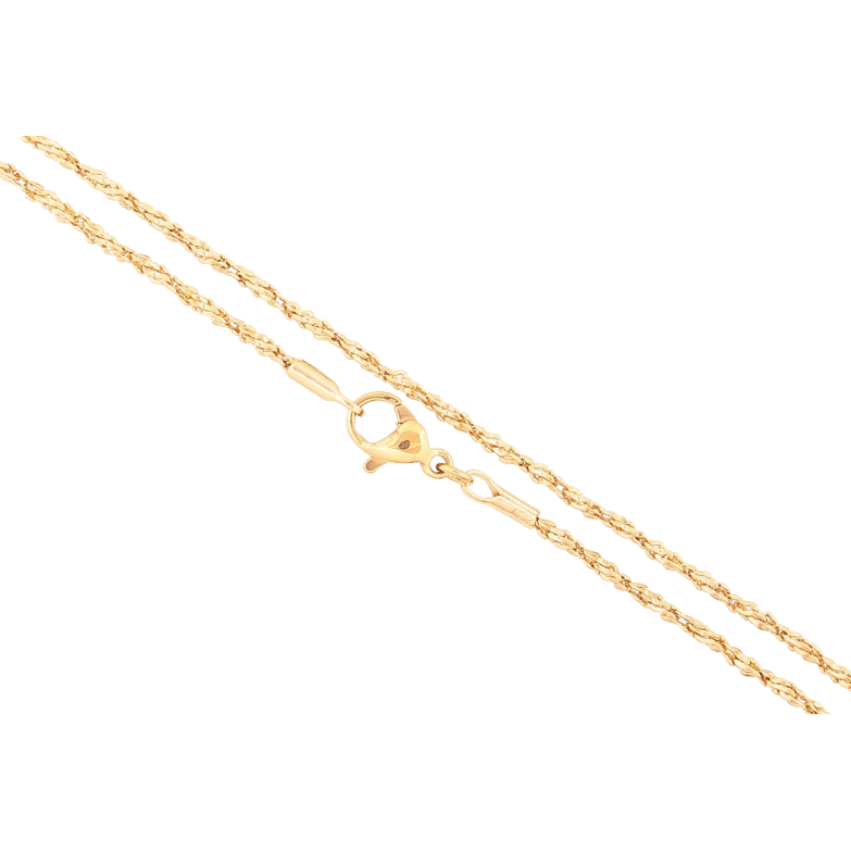 Ланцюжок Xuping Позолота 18K «Плетіння Фантазійне» довжина 46см х 2мм фото №6