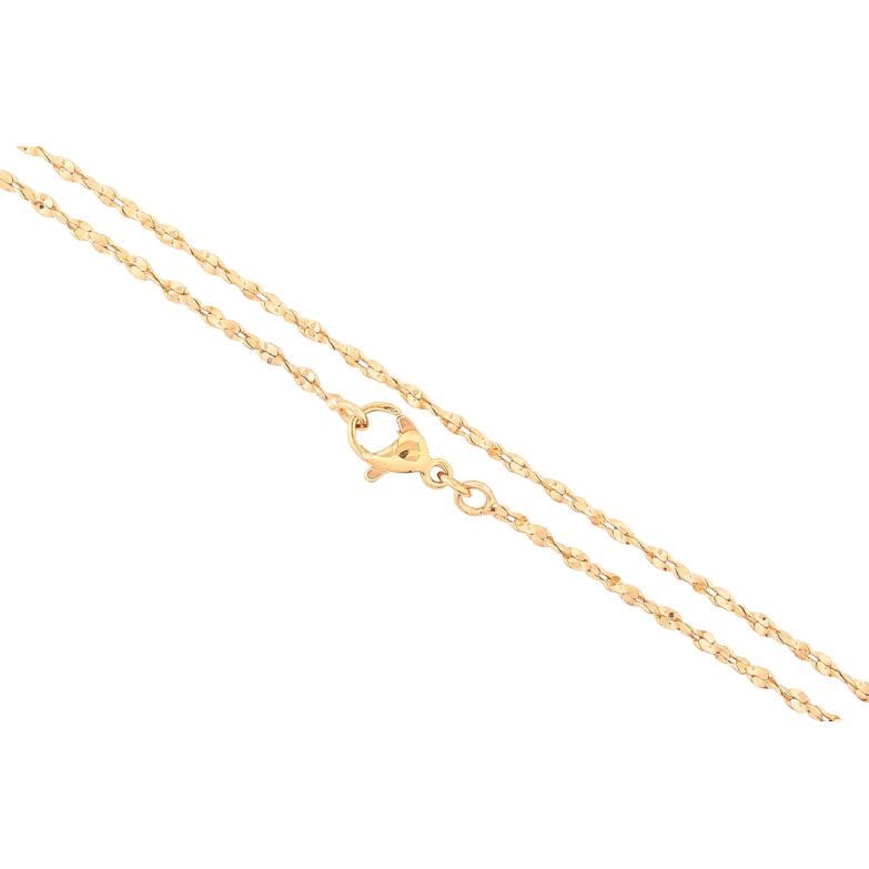 Ланцюжок Xuping Позолота 18K «Плетіння Фантазійне» довжина 45см х 2мм фото №2