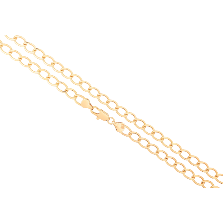 Ланцюжок Xuping Позолота 18K «Плетіння Панцирне» довжина 50см х 6мм фото №25