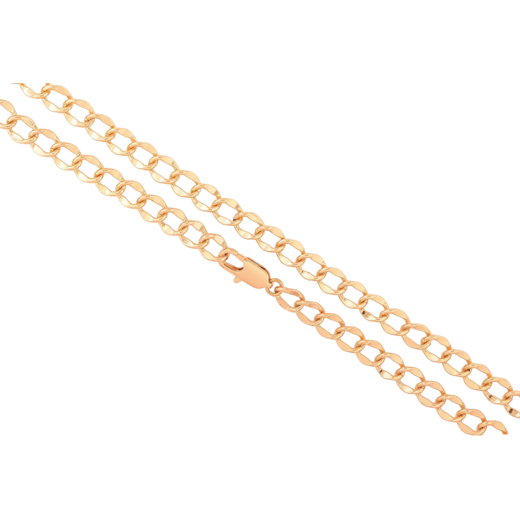 Ланцюжок Xuping Позолота 18K «Плетіння Панцирне» довжина 50см х 8мм фото №24