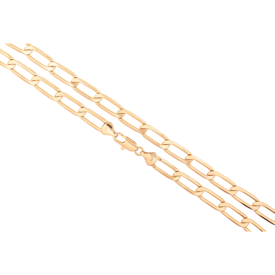 Ланцюжок Xuping Позолота 18K «Плетіння Панцирне» довжина 49см х 7мм фото №1