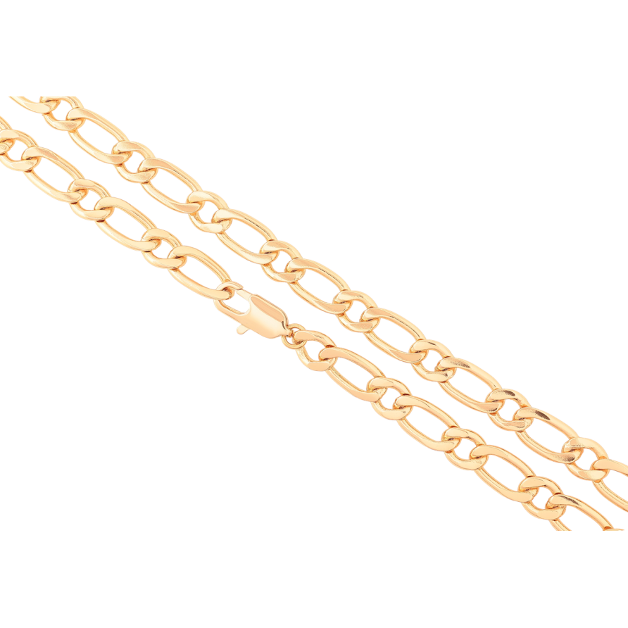 Ланцюжок Xuping Позолота 18K «Плетіння Панцирне» довжина 49см х 8мм фото №1