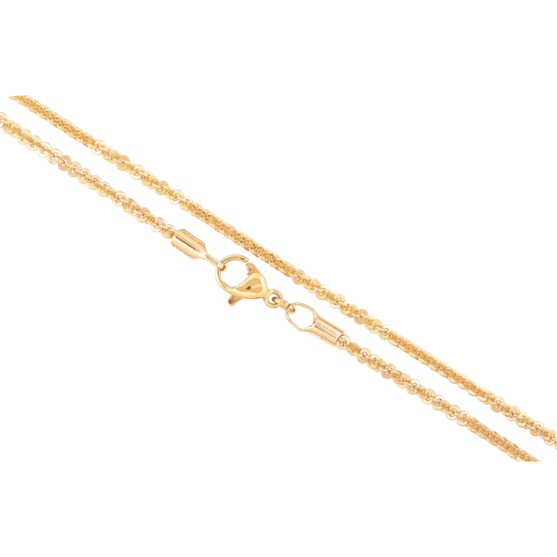 Цепочка Xuping Позолота 18K Плетение Кроча длинна 46см х 2мм фото №1