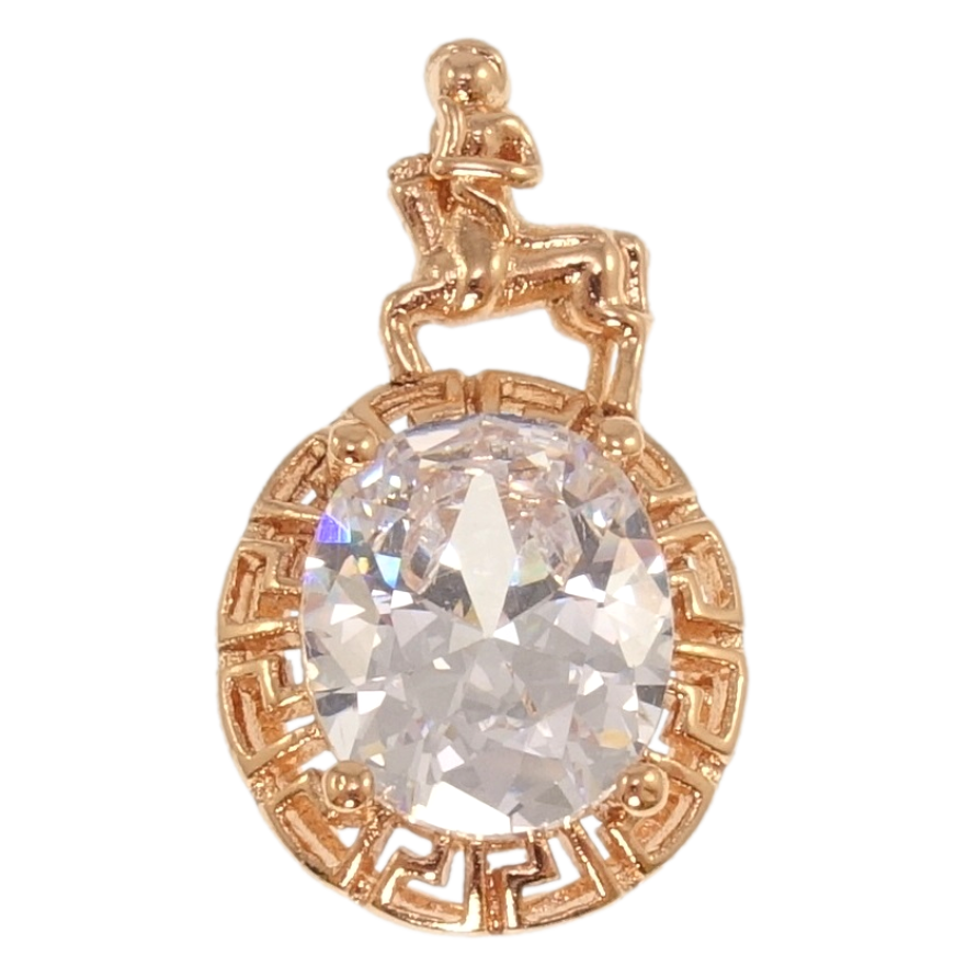 Кулон Xuping Позолота РВ Знак Зодіаку Стрілець для ланцюжка до 3мм фото №1 Кулон Xuping Позолота РВ Знак Зодіаку Стрілець для ланцюжка до 3мм фото №1