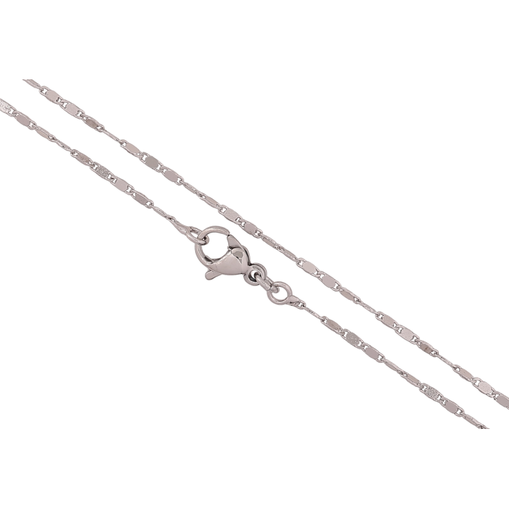 Ланцюжок Xuping Родій «Плетіння Морський ланцюг перекручений» довжина 50см х 1.5мм фото №10