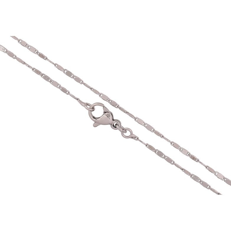 Ланцюжок Xuping Родій «Плетіння Морський ланцюг перекручений» довжина 50см х 1.5мм фото №2 Ланцюжок Xuping Родій «Плетіння Морський ланцюг перекручений» довжина 50см х 1.5мм фото №2