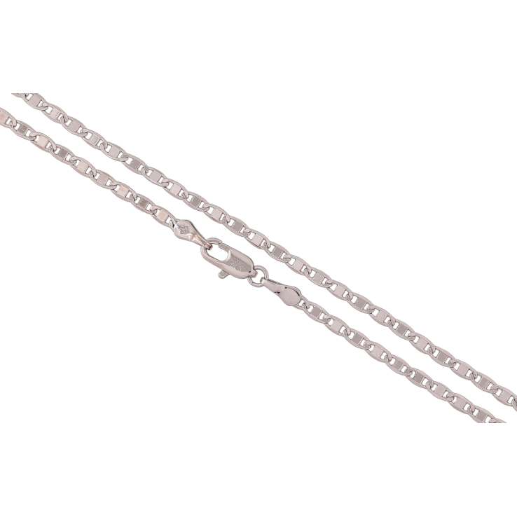 Ланцюжок Xuping Родій «Плетіння Морський ланцюг» довжина 45см х 2.5мм фото №3