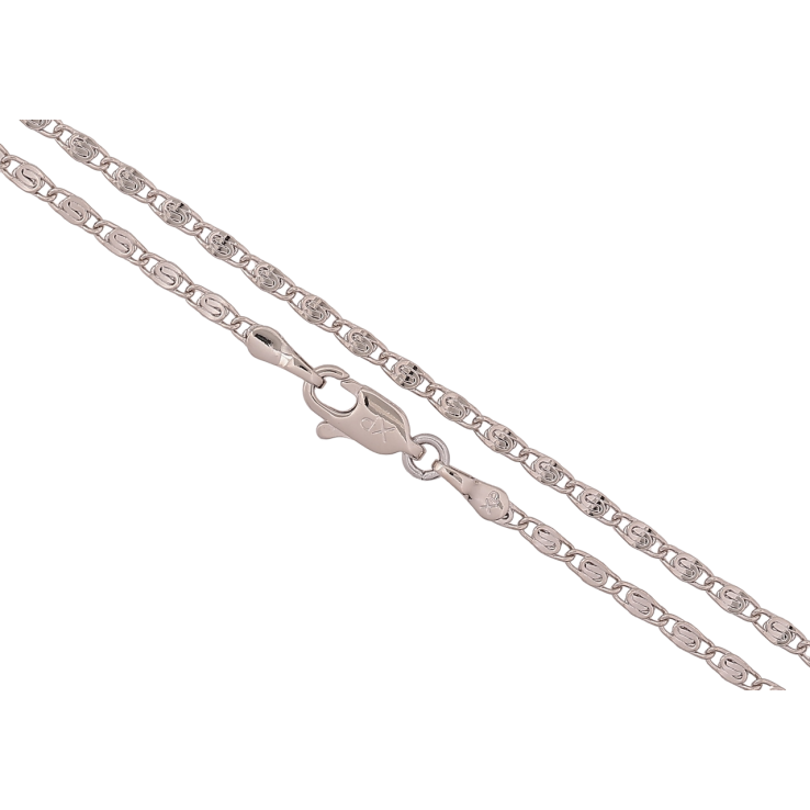 Ланцюжок Xuping Родій «Плетіння Равлик» довжина 45см х 2мм фото №6