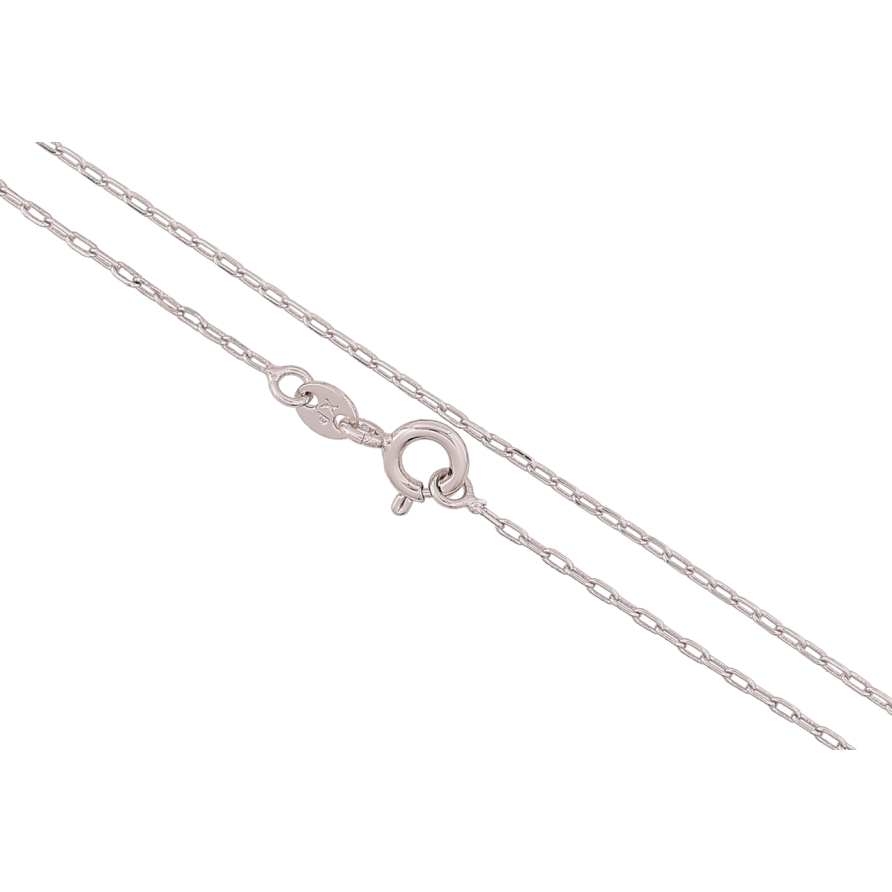 Ланцюжок Xuping Родій «Плетіння Якірне» довжина 45см х 1мм фото №1