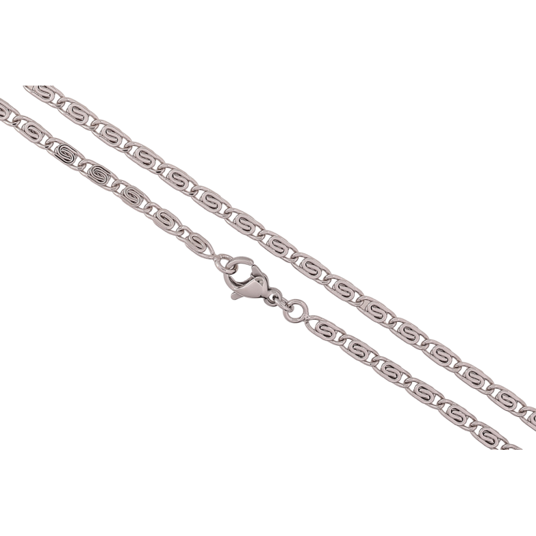 Цепочка Xuping Родий Плетение Улитка длина 45см х 3мм фото №2