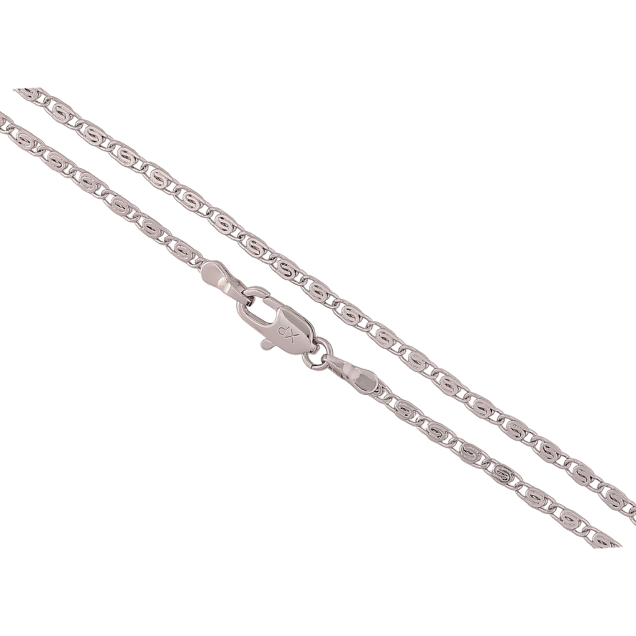 Ланцюжок Xuping Родій «Плетіння Равлик» довжина 45см х 2мм фото №1