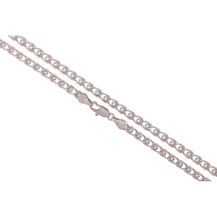 Ланцюжок Xuping Родій «Плетіння Лав» довжина 45см х 4.5мм фото №5
