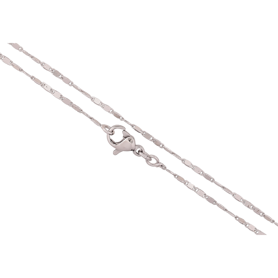 Цепочка Xuping Родий Плетение Морская цепь перекрученная длина 45см х 1.5мм фото №1