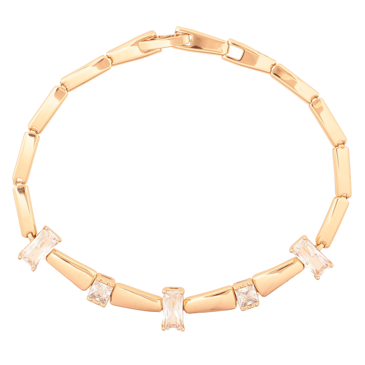 Браслет Xuping Позолота 18K «Кристальні вставки» розмір 19см х 3-7мм фото №17