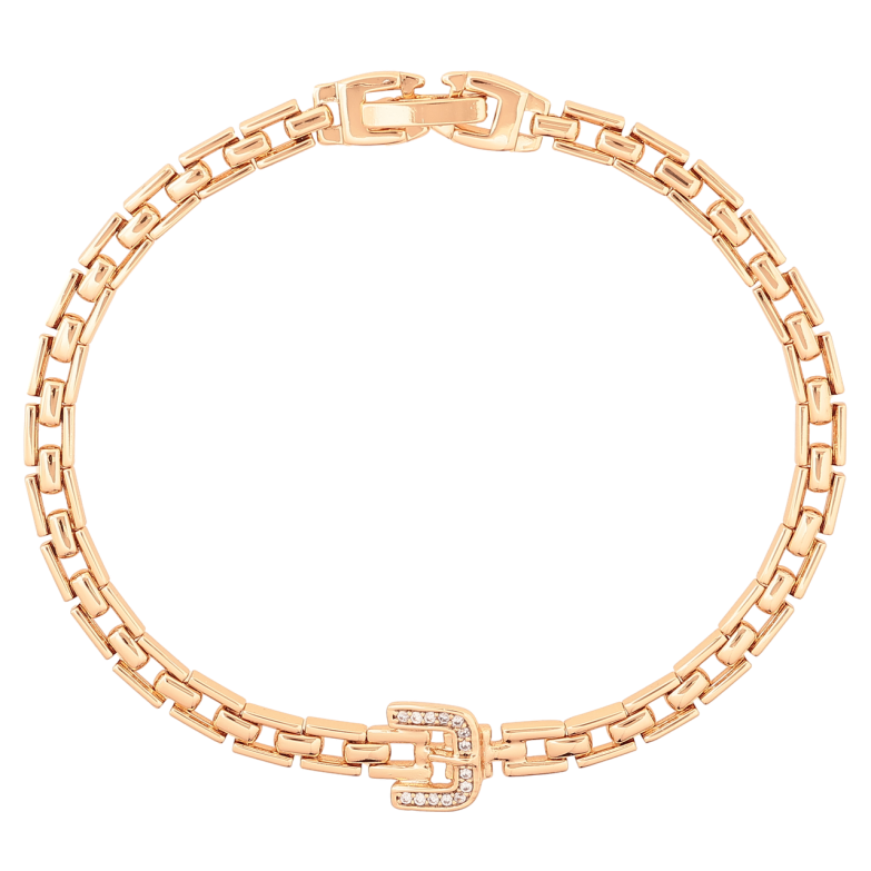 Браслет Xuping Позолота 18K «Ремінець» розмір 19см х 4-9мм фото №1