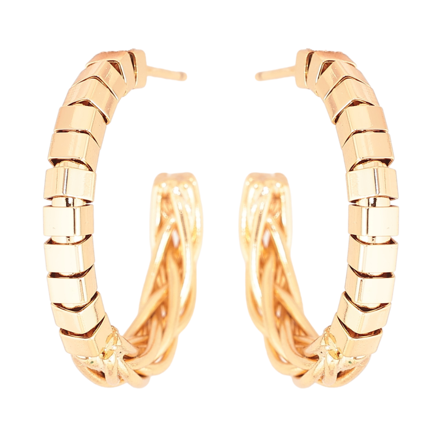 Серьги Xuping Позолота 18K пусеты Декоративные дуги фото №1