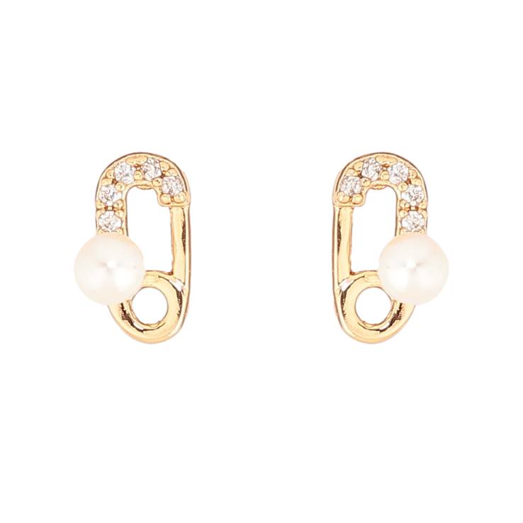 Серьги Xuping Позолота 18K пусеты Булавки с жемчужинами фото №22