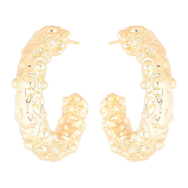 Серьги Xuping Позолота 18K пусеты Декоративные объемные дуги фото №17