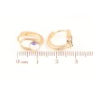 Сережки Xuping колір 18К з кристалами Swarovski колечка «Кристали АВ» фото №2