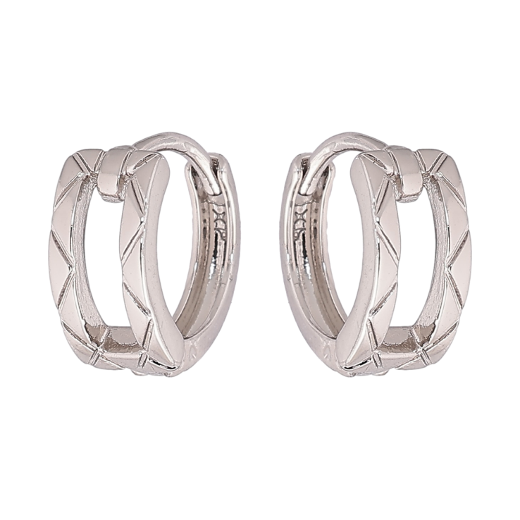 Сережки Xuping Родій колечка «Декоративний візерунок» фото №23