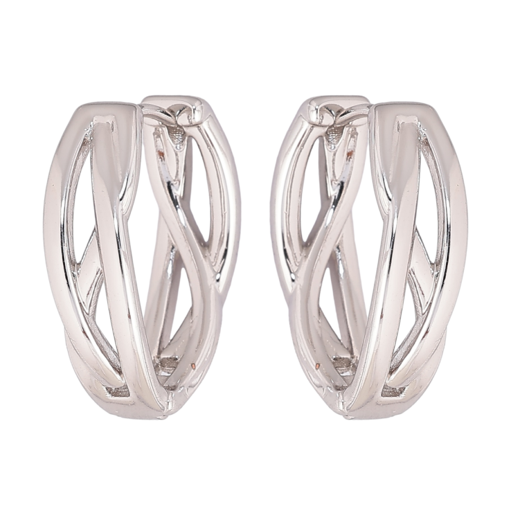 Сережки Xuping Родій колечка «Декоративний візерунок» фото №12