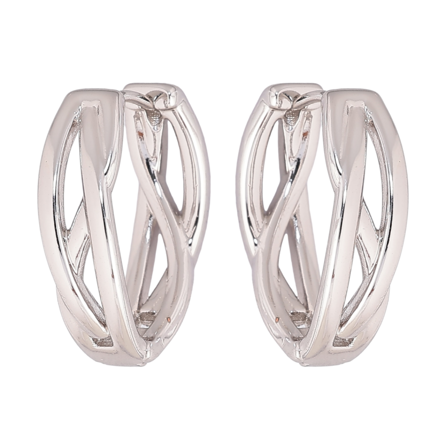 Сережки Xuping Родій колечка «Декоративний візерунок» фото №1