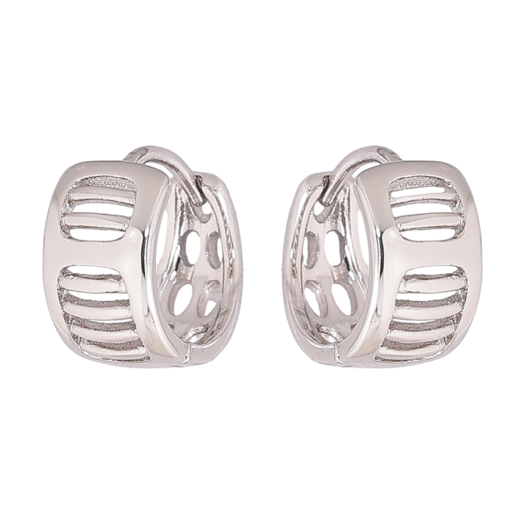 Сережки Xuping Родій колечка «Декоративний візерунок» фото №6